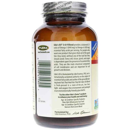 Udo's Oil 3-6-9 Blend Softgels, FL